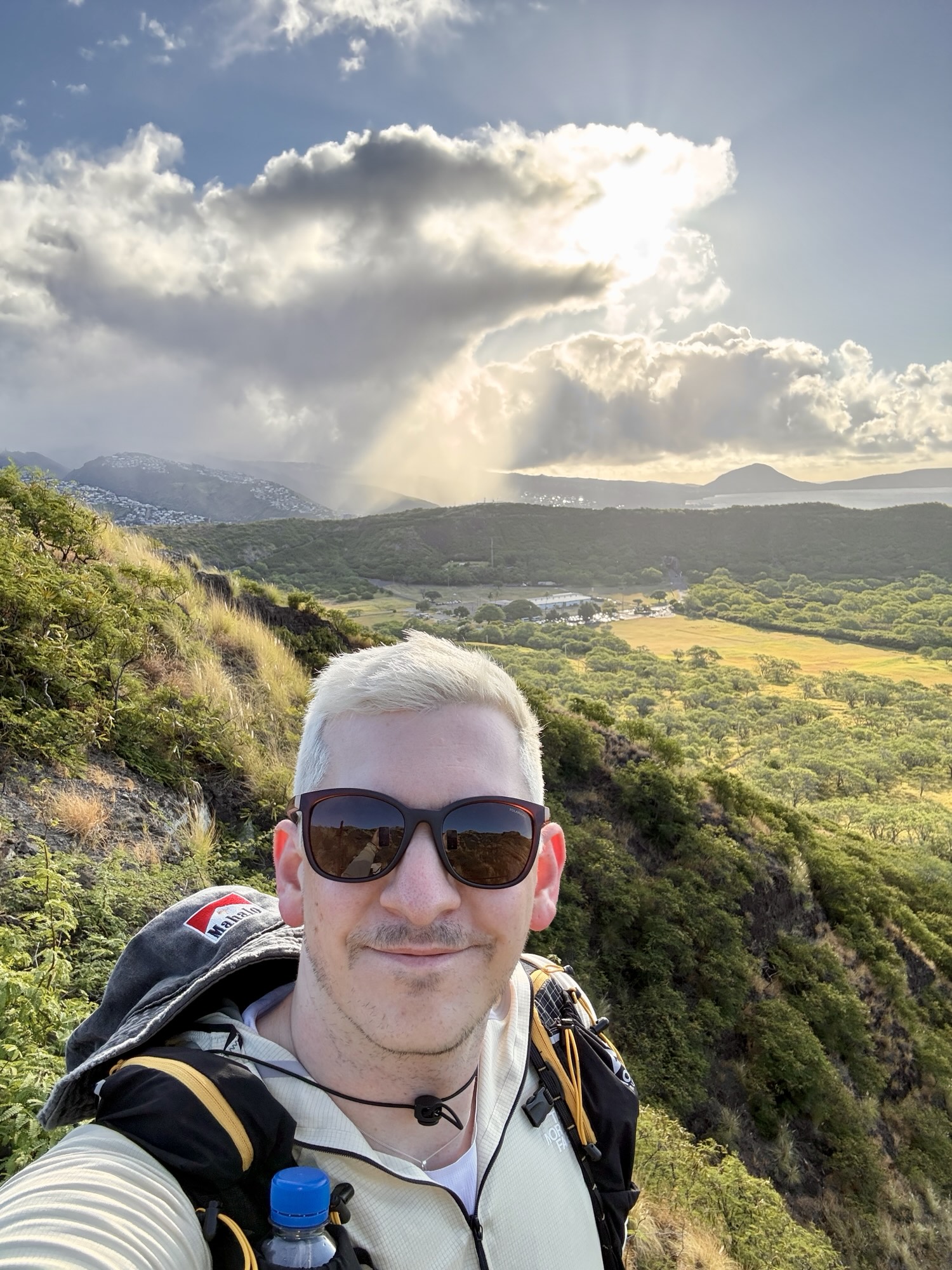 Oben am Diamond Head kurz nach Sonnenaufgang