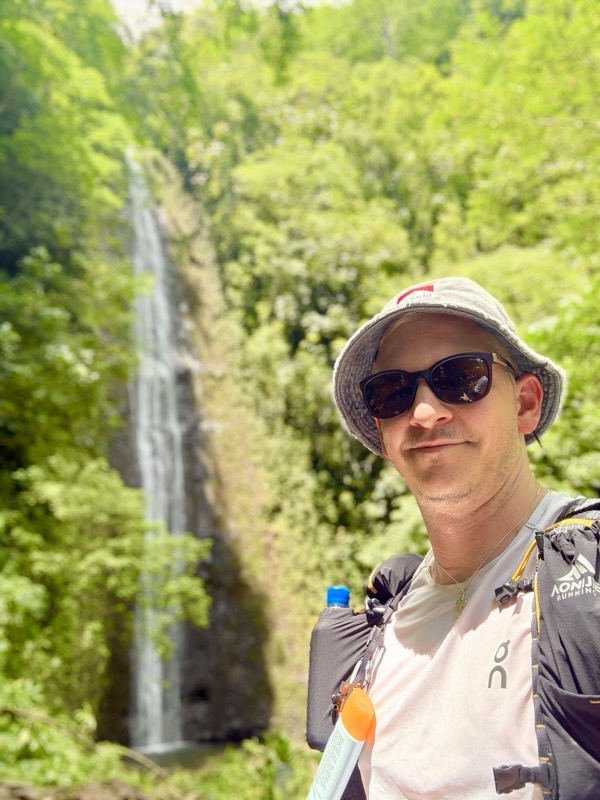 Selfie vor den Mānoa Falls